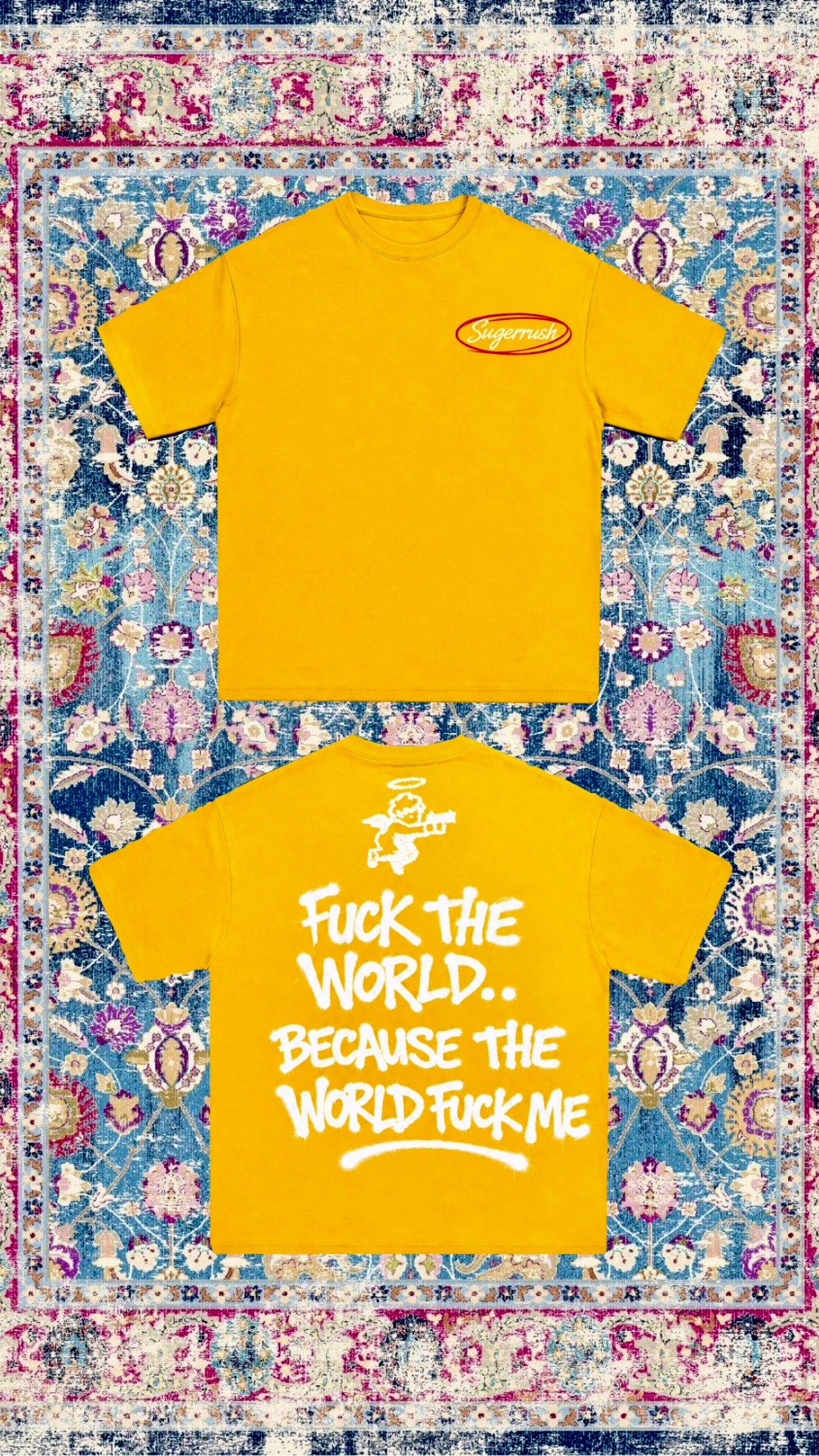 F*ck the world Tee- Sugerrush summer collection #1- Limited edition